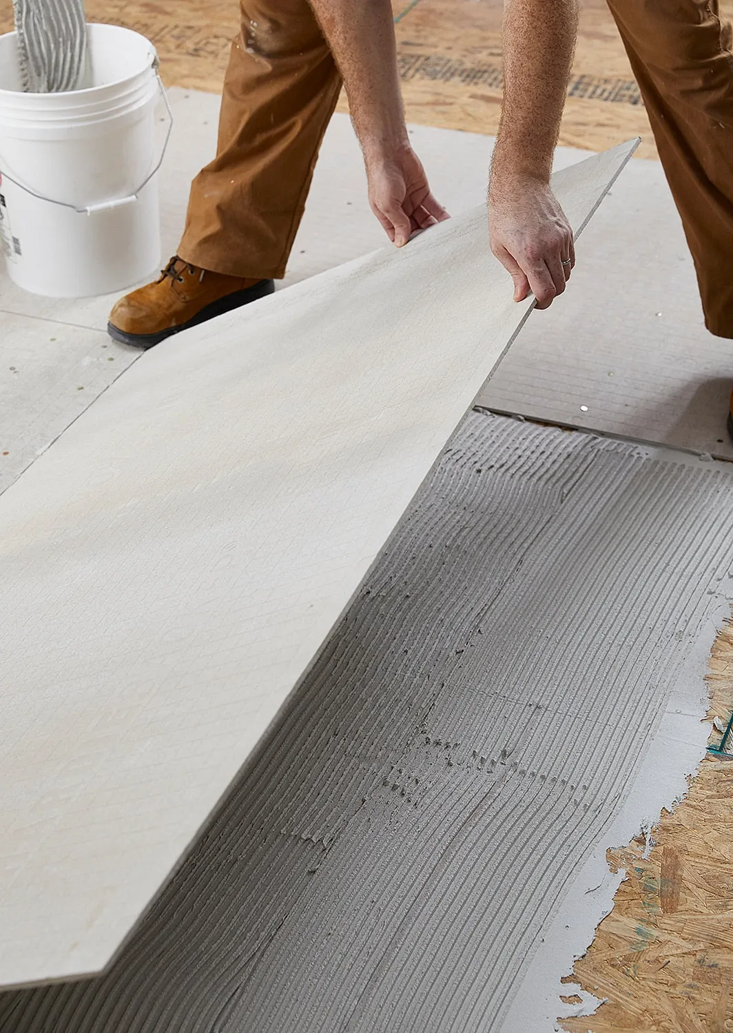 James Hardie 0.25-in x 48-in x 96-in HardieBacker Fiber Cement Backer Board, photo 13 of 16