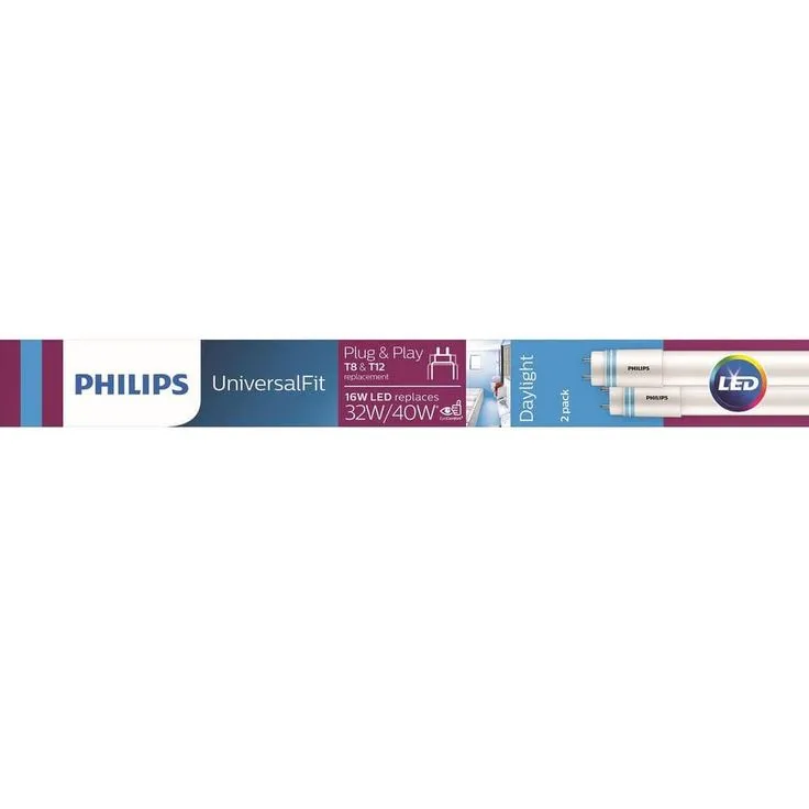 Philips 32-Watt 4 ft. T8 40-Watt Replacement Universal Fit Linear T12 LED Tube Light Bulb, Daylight (30-Pack), photo 7 of 8