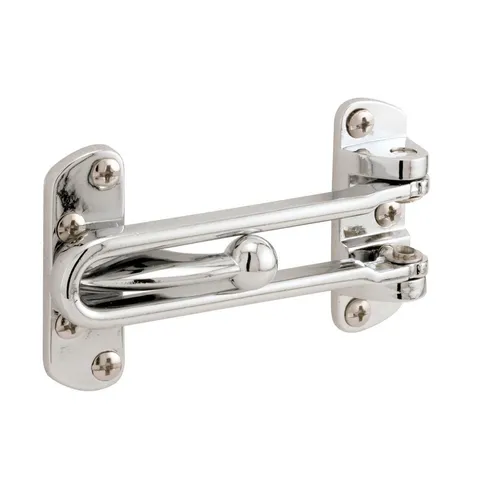 Diecast, Chrome Plated, Swing Bar Door Guard