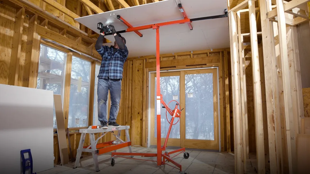 Marshalltown 11-ft H x 51-in L x 21.25-in W Steel Drywall Lift, photo 3 of 7