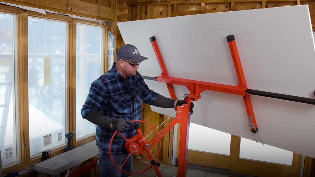 Marshalltown 11-ft H x 51-in L x 21.25-in W Steel Drywall Lift, photo 4 of 7