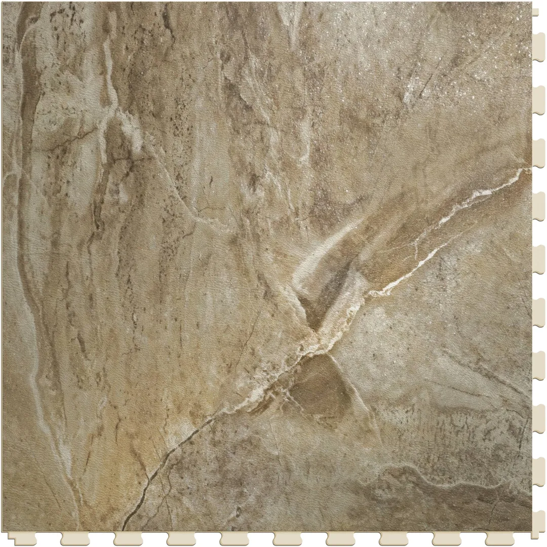 Perfection Floor Tile Stonecreek Collection 6-Piece 20-in x 20-in Canyon Stone/Satin Interlocking Luxury Vinyl Tile, photo 5 of 9