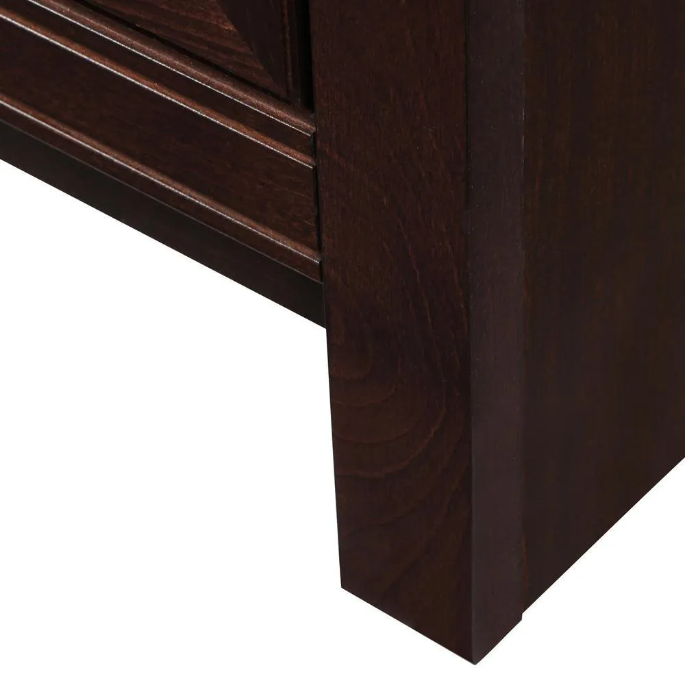 Brinkhill 48 in. W x 34 in. H x 22 in. D Bath Vanity Cabinet Only in Chocolate, photo 8 of 52