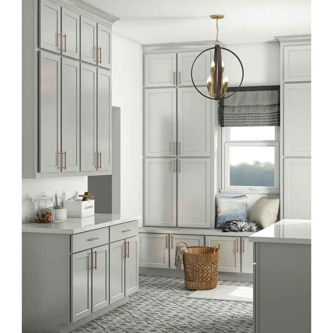 Hugo&Borg PRO Jasper 30-in W x 34.5-in H x 24-in D Whisper Gray Blind Sink Base Ready To Assemble Plywood Cabinet (Flat Panel Shaker Style), photo 10 of 14