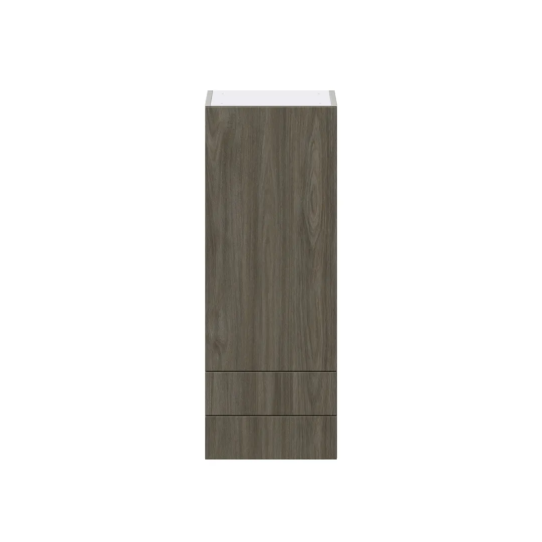Hugo&Borg Savane 15-in W x 40-in H x 14-in D Textmel 2-Drawers Wall Fully Assembled Cabinet (Flat Panel Slab Style), photo 6 of 9