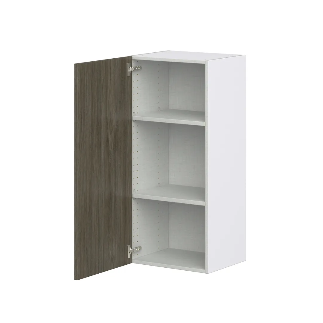 Hugo&Borg Savane 18-in W x 40-in H x 14-in D Textmel Wall Fully Assembled Cabinet (Flat Panel Slab Door Style), photo 7 of 9