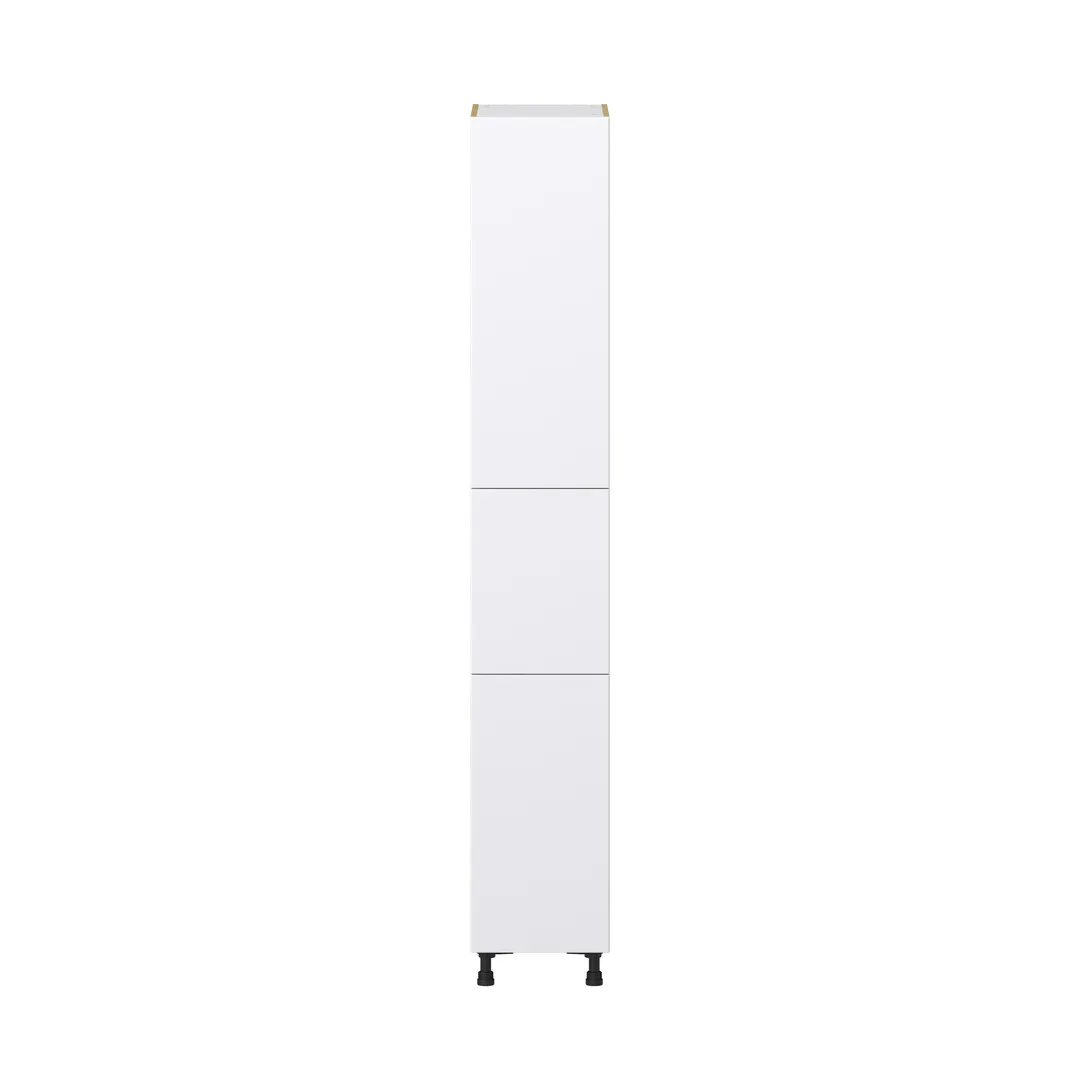 Hugo&Borg Lasalle 15-in W x 94.5-in H x 24-in D Bright White Slab Pantry Fully Assembled Cabinet (Flat Panel Slab Door Style), photo 6 of 13