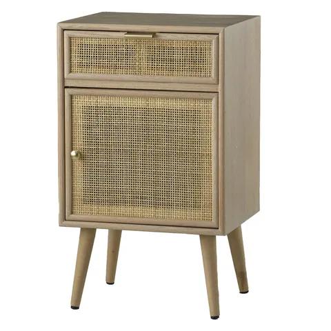 Contemporary/Modern Brown Wood China Cabinet with Wine Storage
