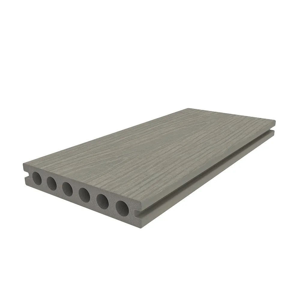 NewTechWood Voyager Hollow Board 1-in x 6-in x 8-ft Roman Antique Grooved Composite Deck Board (49-Pack), photo 3 of 6
