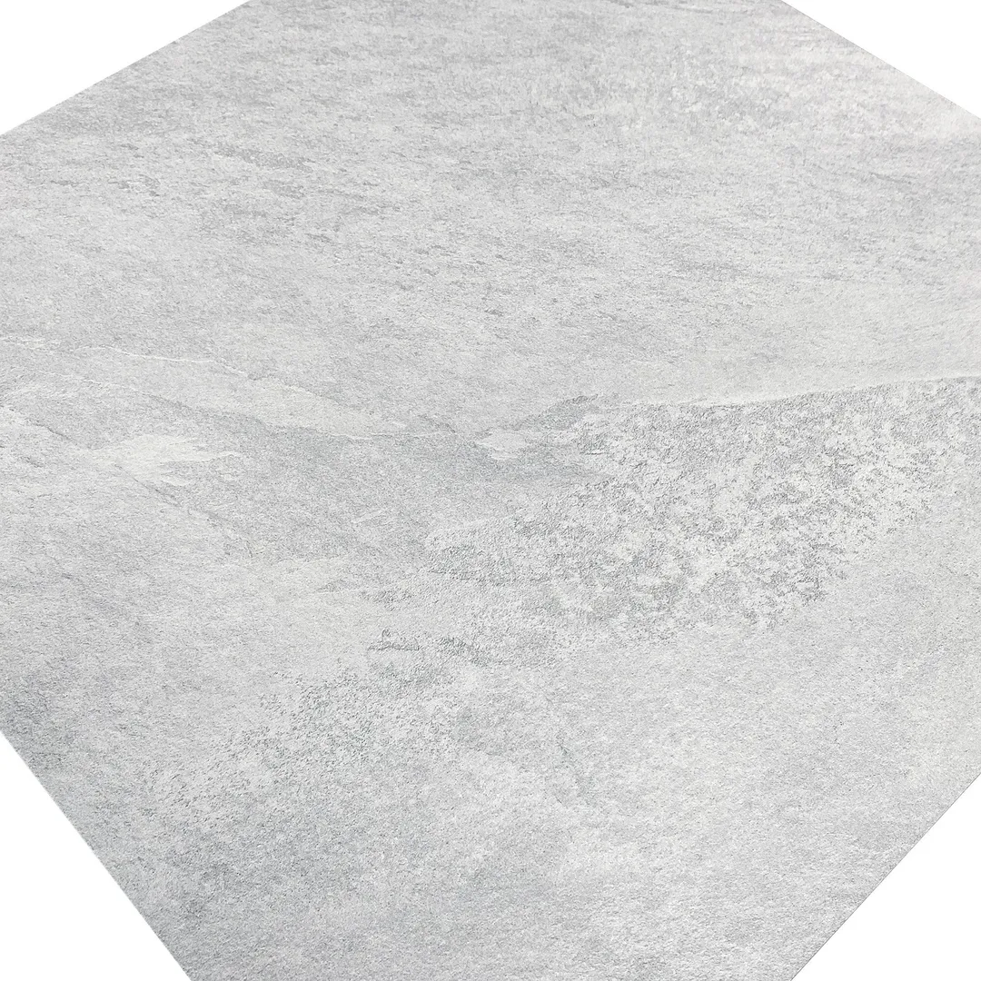 Giorbello Hurricane Silver 24-in x 24-in Glazed Porcelain Stone Look Floor and Wall Tile (12-sq. ft/ Carton), photo 3 of 7