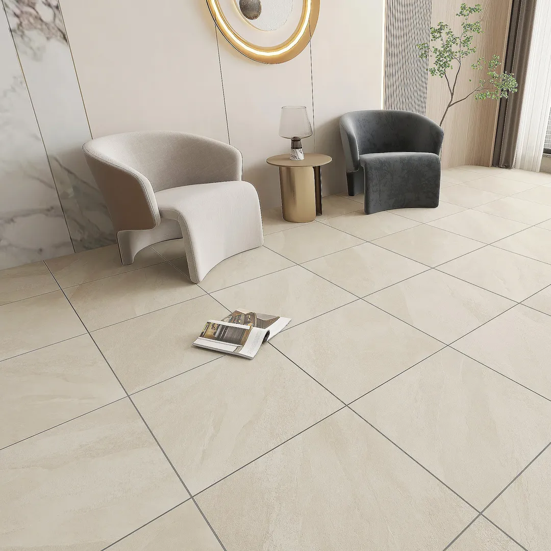 Giorbello Hurricane Gray 24-in x 24-in Glazed Porcelain Stone Look Floor and Wall Tile (12-sq. ft/ Carton), photo 4 of 7