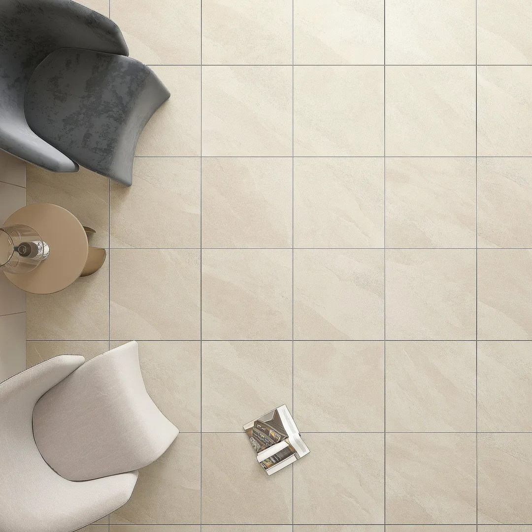 Giorbello Hurricane Gray 24-in x 24-in Glazed Porcelain Stone Look Floor and Wall Tile (12-sq. ft/ Carton), photo 5 of 7