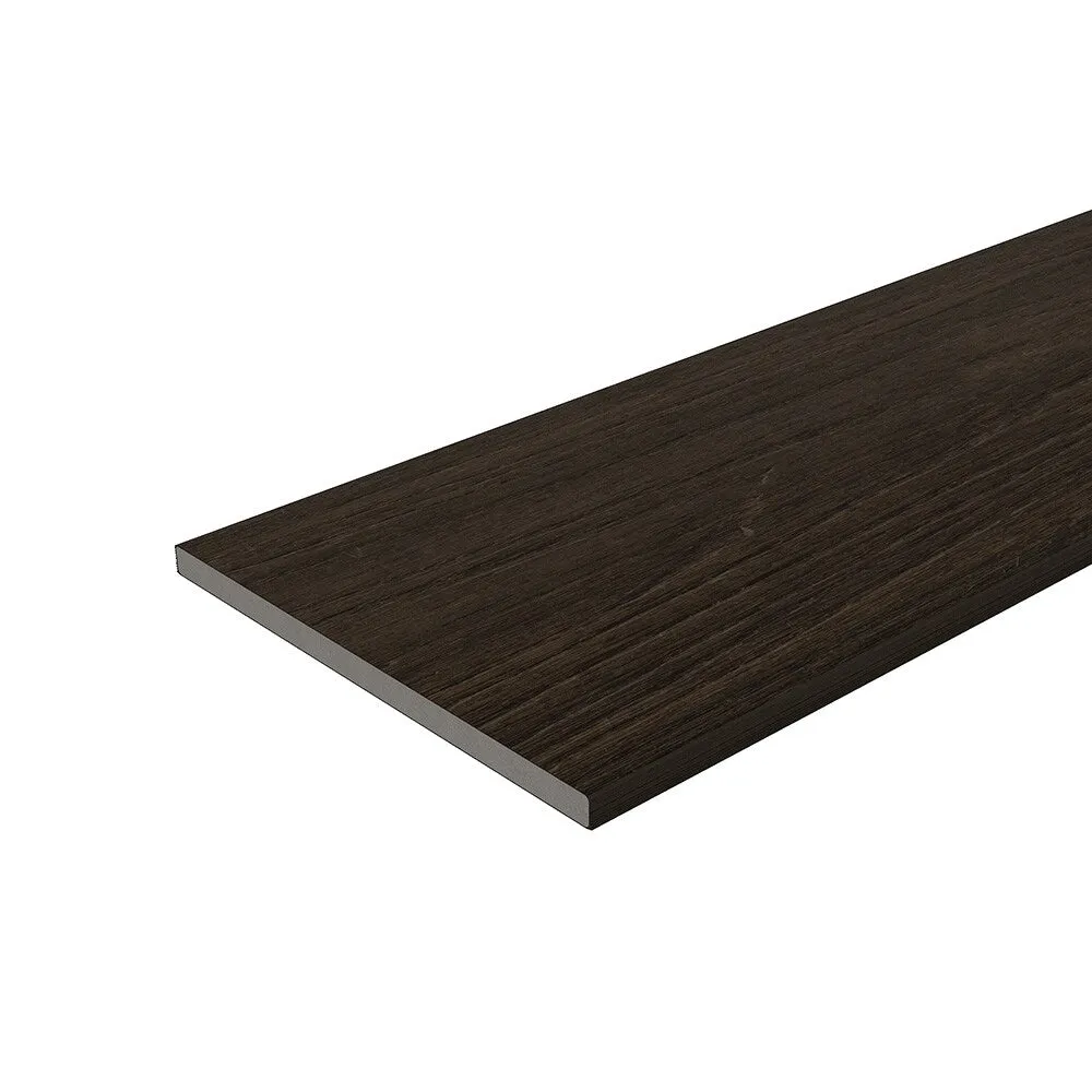 NewTechWood Fascia Board 1-in x 11-in x 6-ft Composite Spanish Walnut Fascia Deck Board (Actual Size: 0.6-in x 11-in), photo 3 of 7