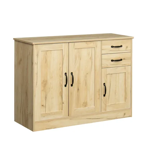Oak Buffet Sideboard with 3 Doors and 2 Drawers