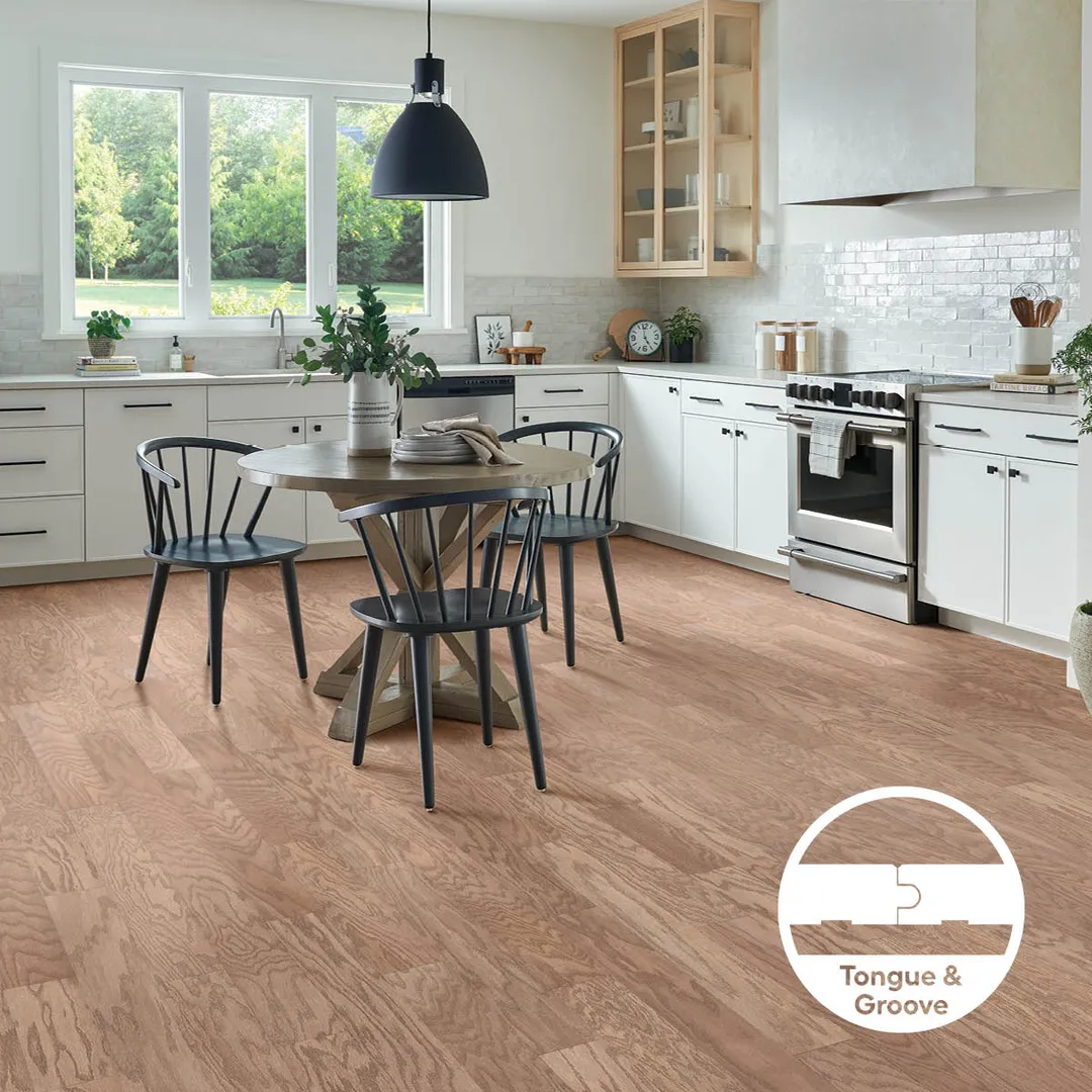 Bruce Frisco Good Natured Red Oak 5-in W x 3/8-in T x Varying Length Smooth/Traditional Engineered Hardwood Flooring (41.5-sq ft / Carton), photo 2 of 12