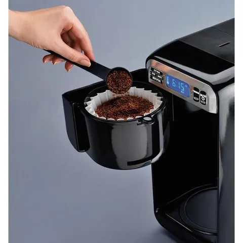 12-Cup Black Residential Drip Coffee Maker