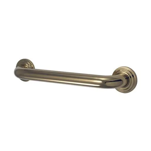 Milano 12-in Polished Brass Wall Mount (ADA Compliant) Grab Bar