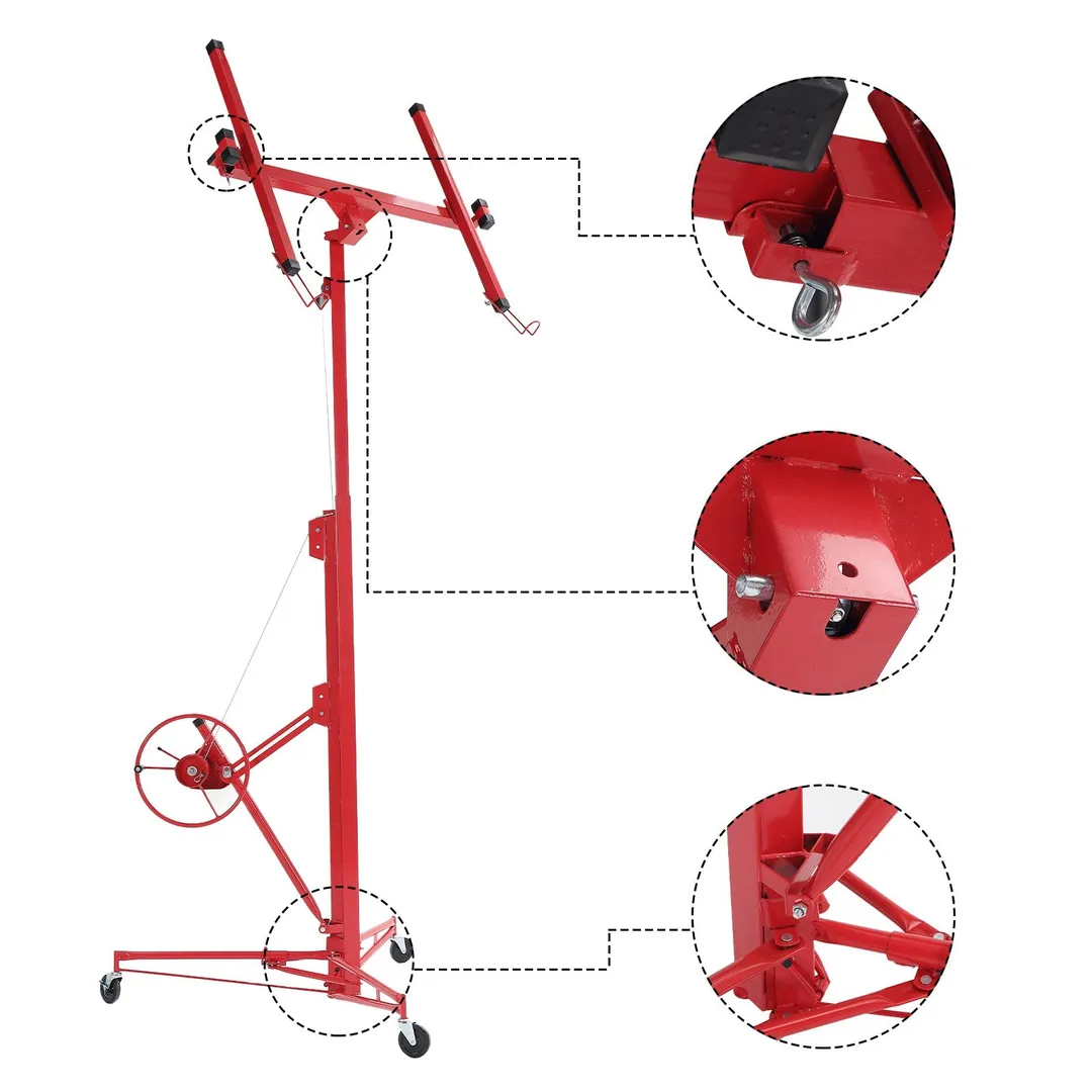 Maocao Hoom 13ft Drywall Lift 13-ft H x 53.5-in L x 53.5-in W Steel Drywall Lift, photo 5 of 16
