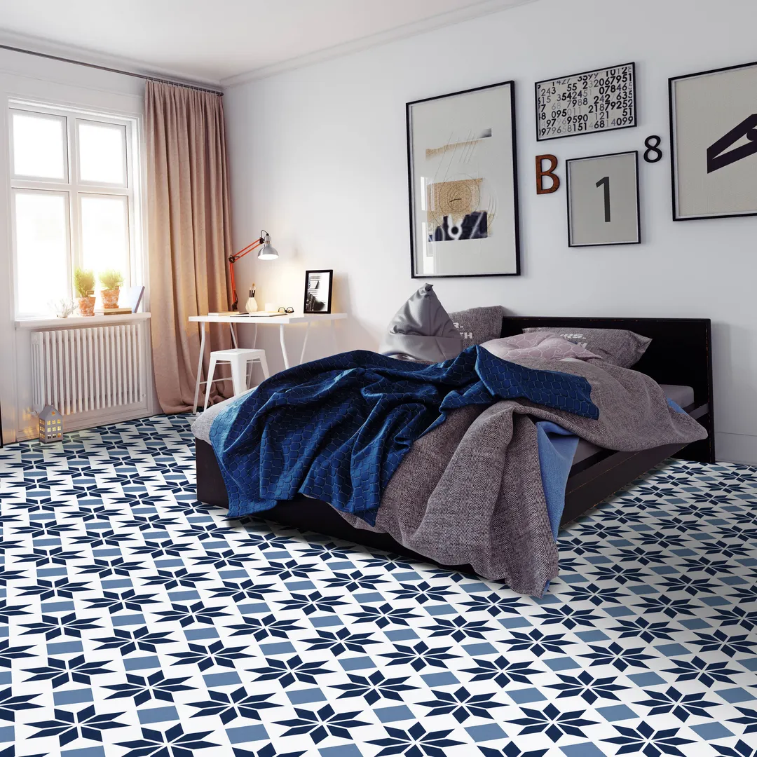 Achim Starlight 2.75-mil x 12-in W Peel and Stick Patterned look Luxury Vinyl Tile Flooring ( 20-sq ft Carton ), photo 2 of 10