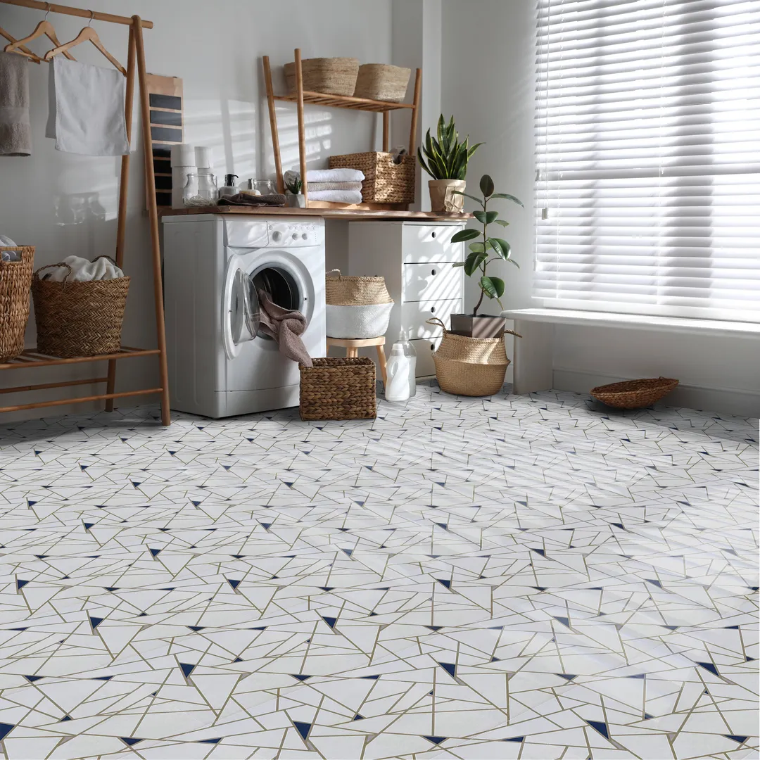 Achim Edge 22.75-mil x 12-in W Peel and Stick Patterned look Luxury Vinyl Tile Flooring ( 20-sq ft Carton ), photo 2 of 10