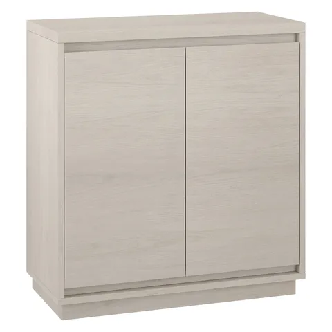 Presque Alder White 2-Shelf Office Cabinet