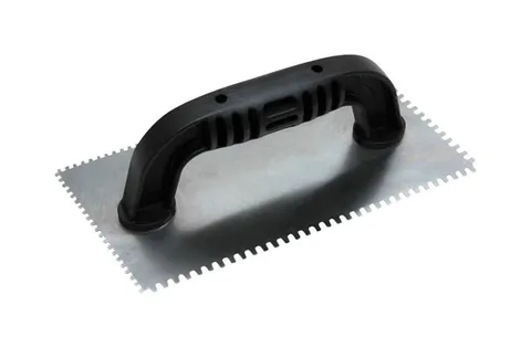 QLT 4 in wide · 9 in long Steel Square and U-Notched Trowel