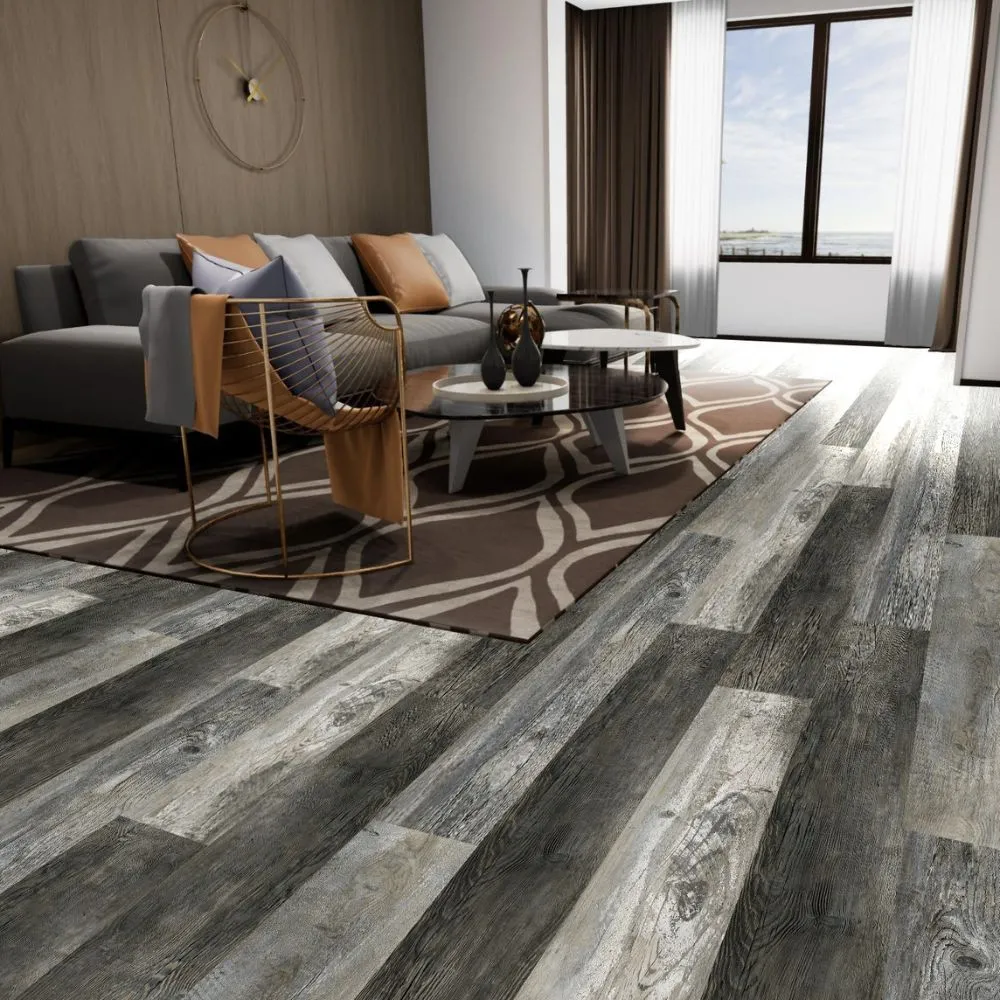 Deco Products HYDROSTOP 20-mil 7.1-in W x 48-in L Waterproof Interlocking Vinyl Plank, photo 12 of 48