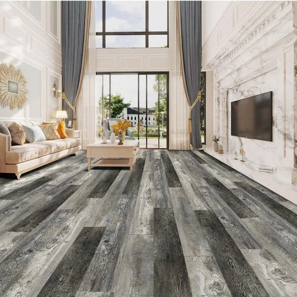 Deco Products HYDROSTOP 20-mil 7.1-in W x 48-in L Waterproof Interlocking Vinyl Plank, photo 10 of 48