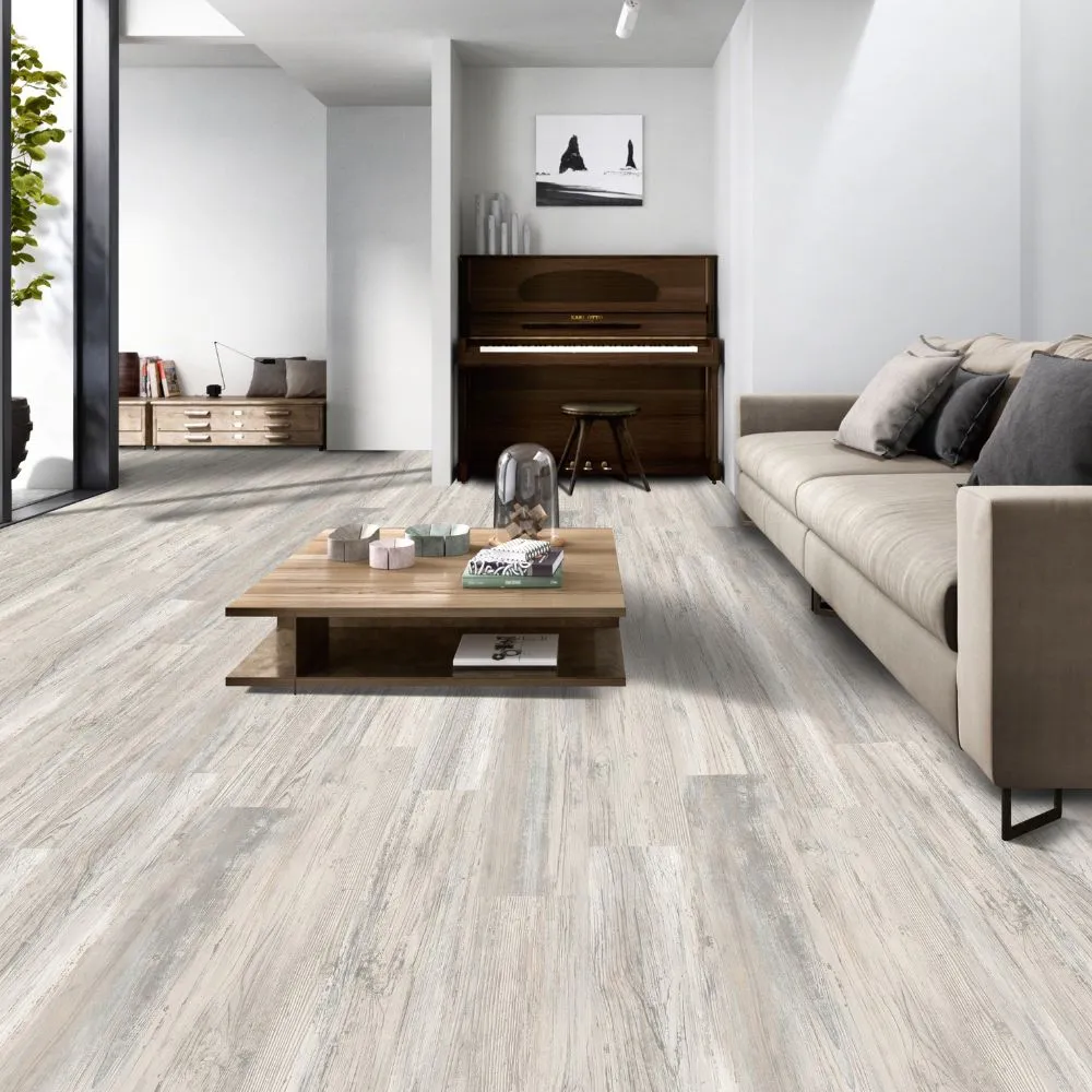 Deco Products HYDROSTOP 20-mil 7.1-in W x 48-in L Waterproof Interlocking Vinyl Plank, photo 44 of 48