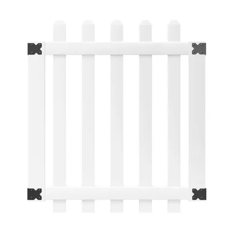 Yorktown 4-ft Vinyl Dog Ear Fence Gate
