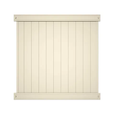 Woodbridge Tan Privacy Vinyl Fence Panel