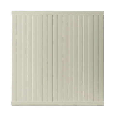 Somerset 6 × 6 ft Tan Vinyl Privacy Fence Panel