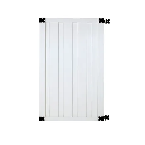 Northport 6 × 4 ft White Vinyl Privacy Fence Gate