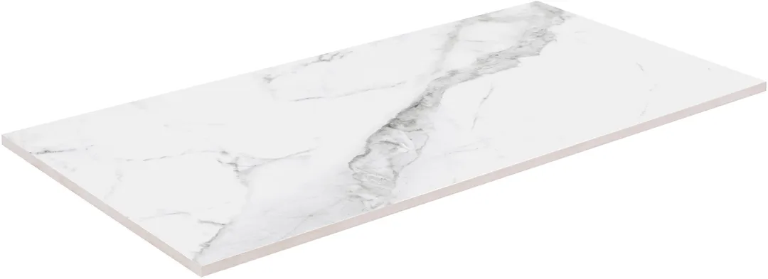 Satori Regent Statuario 6-in x 12-in Polished Porcelain Marble Look Floor and Wall Tile (0.47-sq. ft/ Piece), photo 6 of 9