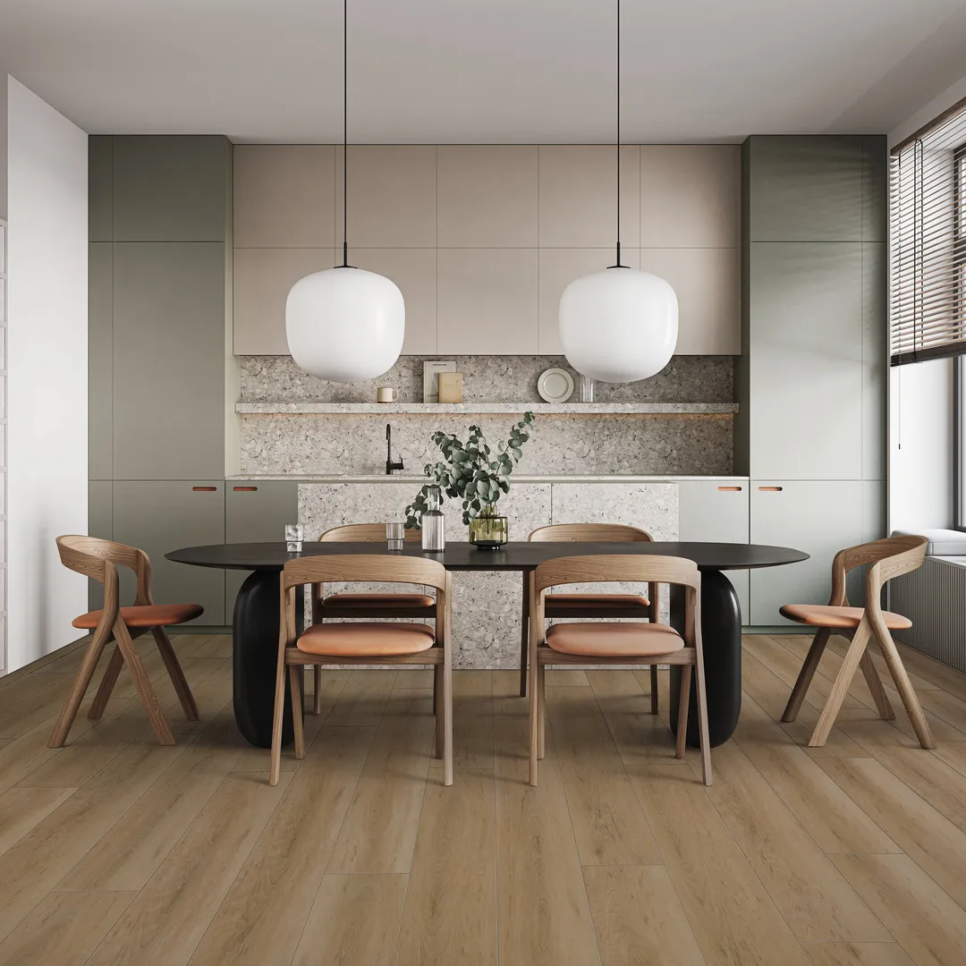 Villa Barcelona Rigid Core 20-mil 7.17-in W x 60-in L Waterproof Interlocking Vinyl Plank, photo 6 of 8