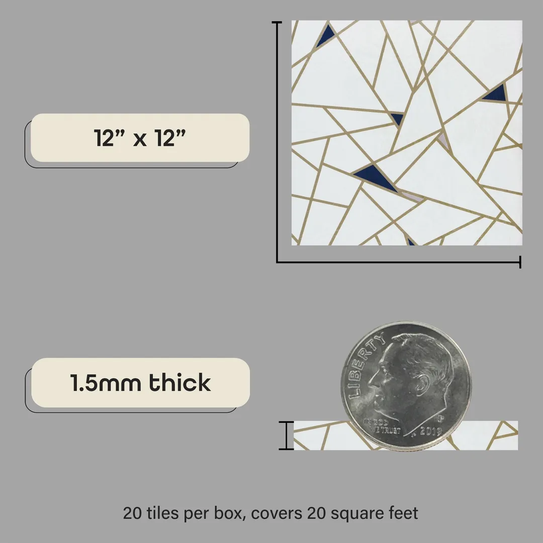 Achim Edge 22.75-mil x 12-in W Peel and Stick Patterned look Luxury Vinyl Tile Flooring ( 20-sq ft Carton ), photo 9 of 10