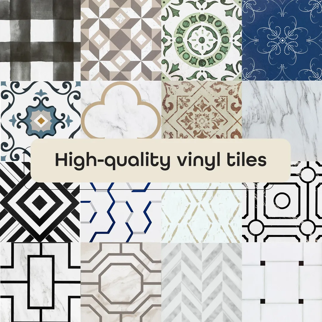 Achim Onyx Star 2.75-mil x 12-in W Peel and Stick Patterned look Luxury Vinyl Tile Flooring ( 20-sq ft Carton ), photo 10 of 10