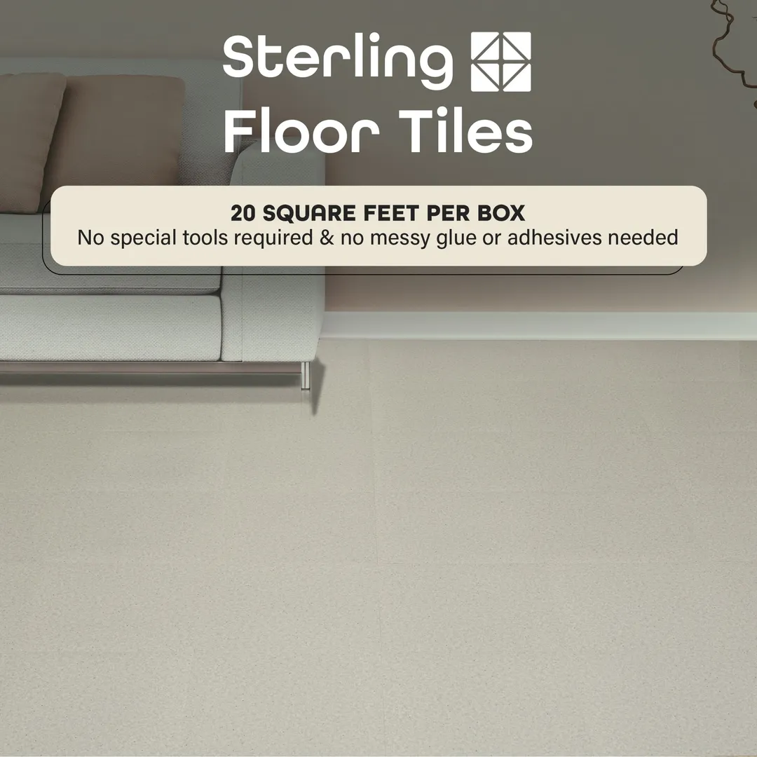 Achim Sterling 0.07-mil 12-in W x 12-in L Peel and stick Vinyl Tile, photo 3 of 12
