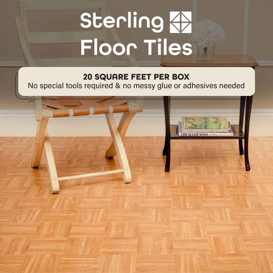 Achim Sterling 0.07-mil 12-in W x 12-in L Peel and stick Vinyl Tile, photo 8 of 12