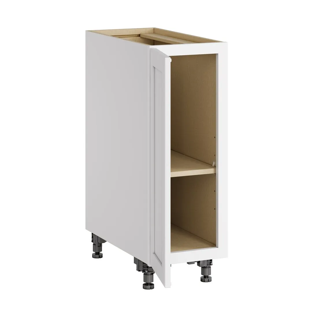 Whalen CLICK-IT Enfield 12-in W x 34.5-in H x 24-in D Classic White Birch Base Ready To Assemble Plywood Cabinet (Raised Panel Shaker Door Style), photo 4 of 10