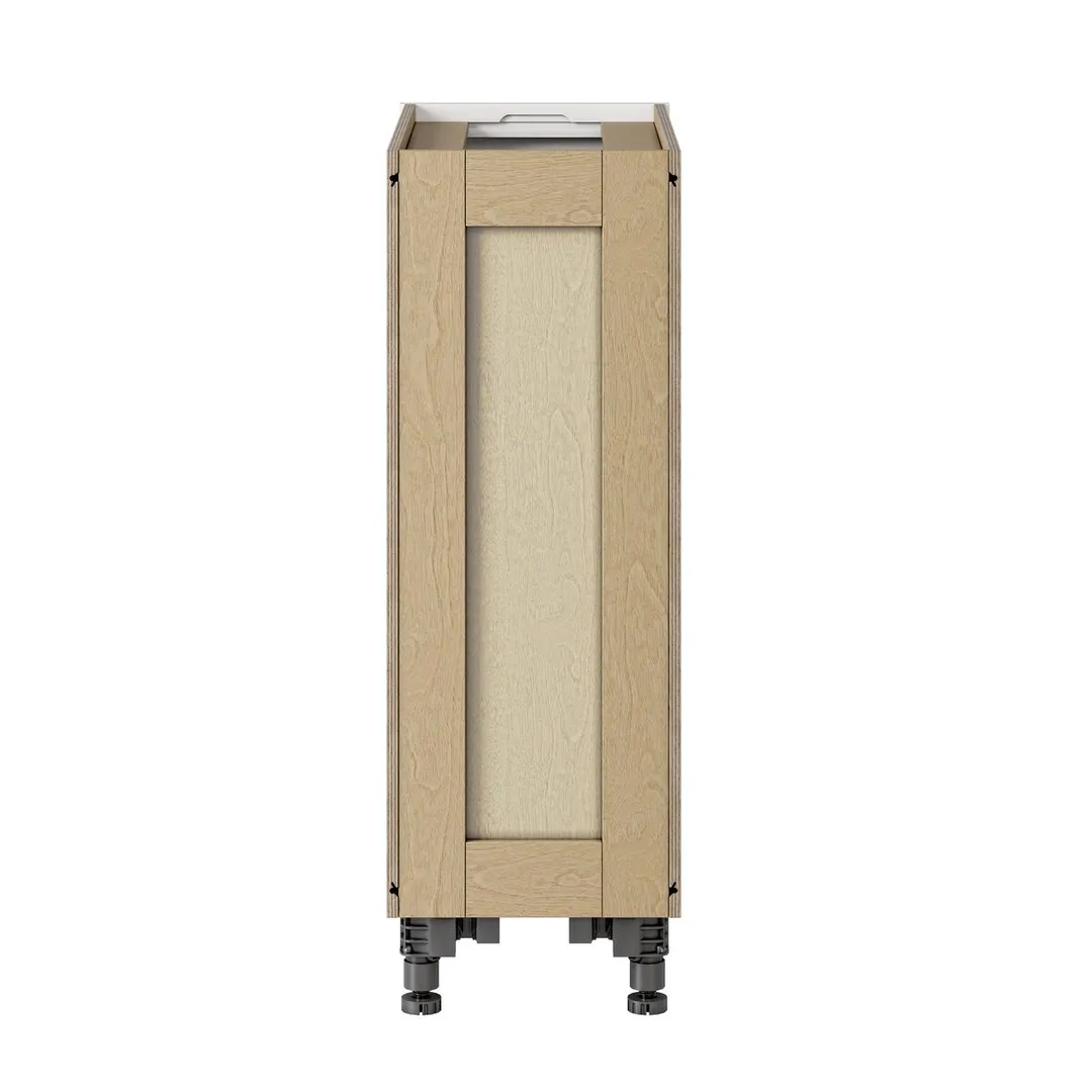 Whalen CLICK-IT Enfield 12-in W x 34.5-in H x 24-in D Classic White Birch Base Ready To Assemble Plywood Cabinet (Raised Panel Shaker Door Style), photo 5 of 10