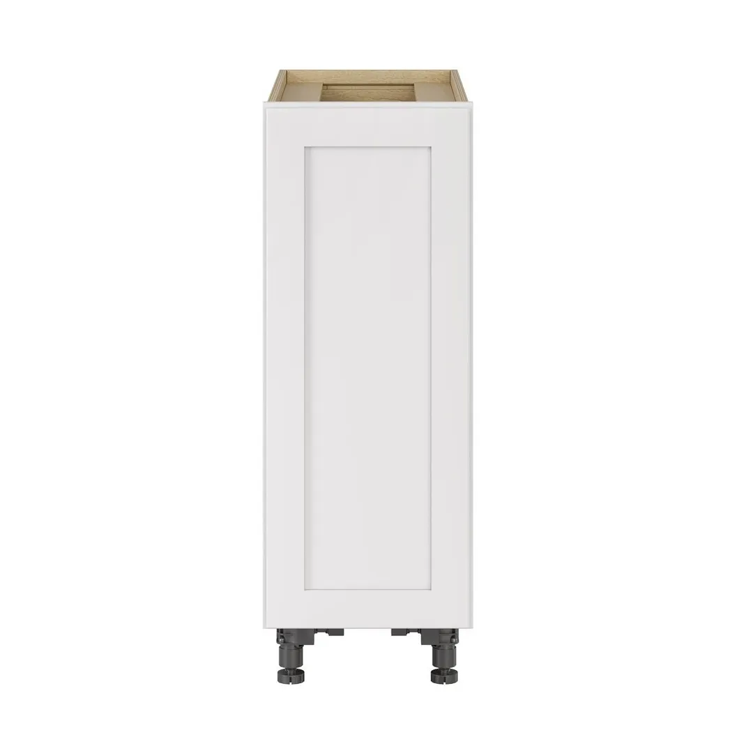Whalen CLICK-IT Enfield 12-in W x 34.5-in H x 24-in D Classic White Birch Base Ready To Assemble Plywood Cabinet (Raised Panel Shaker Door Style), photo 8 of 10