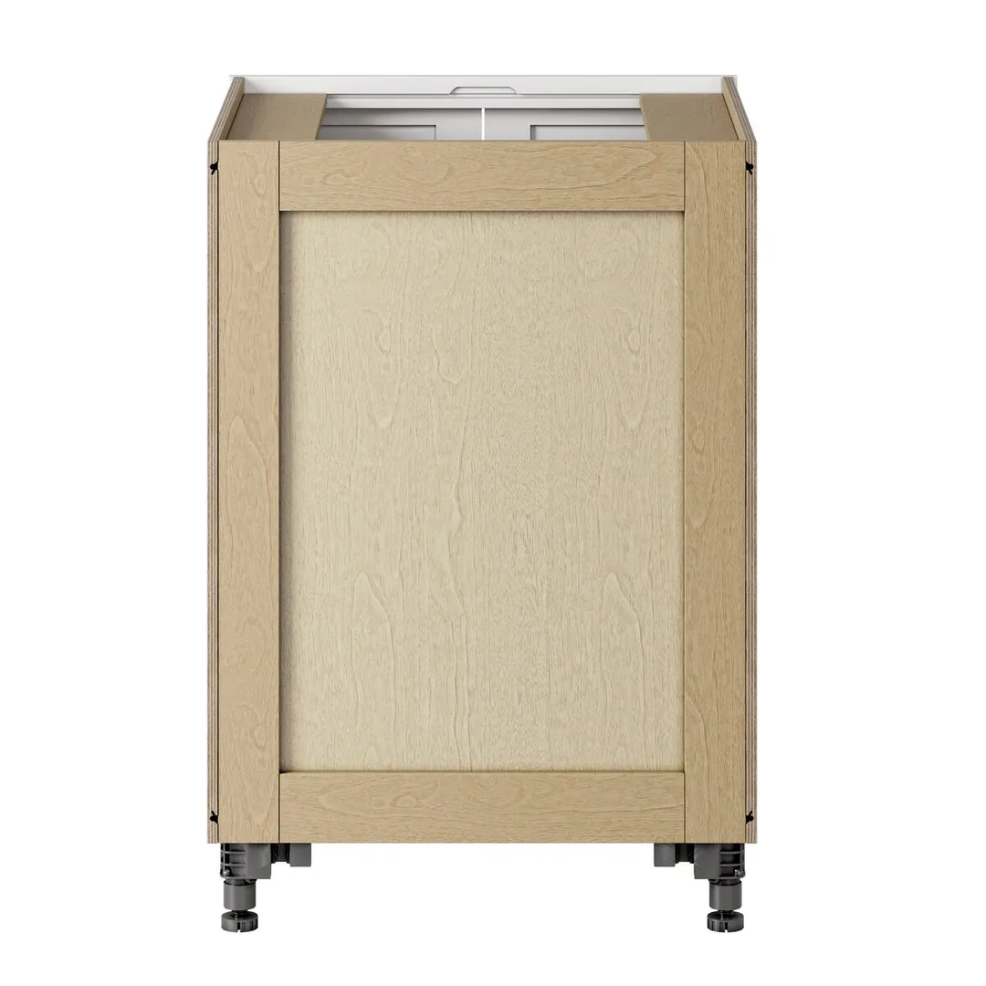 Whalen CLICK-IT Enfield 24-in W x 34.5-in H x 24-in D Classic White Birch Base Ready To Assemble Plywood Cabinet (Raised Panel Shaker Door Style), photo 15 of 16