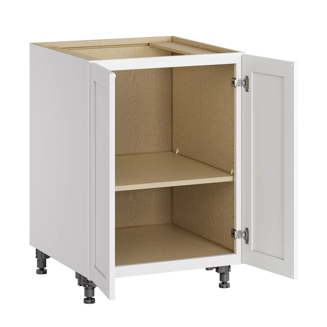 Whalen CLICK-IT Enfield 24-in W x 34.5-in H x 24-in D Classic White Birch Base Ready To Assemble Plywood Cabinet (Raised Panel Shaker Door Style), photo 4 of 16