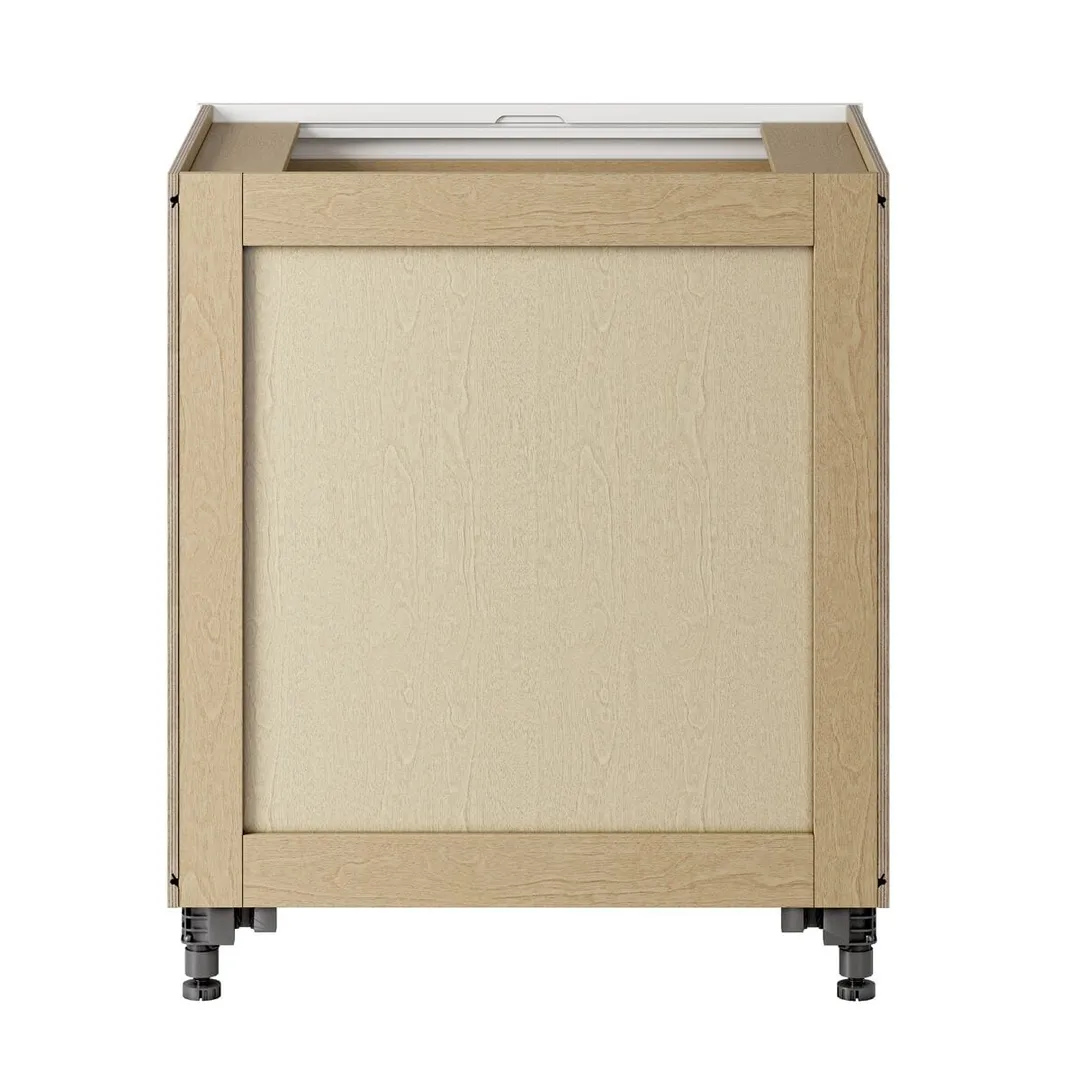 Whalen CLICK-IT Enfield 30-in W x 34.5-in H x 24-in D Classic White Birch 1-Drawer Base Ready To Assemble Plywood Cabinet (Raised Panel Shaker Style), photo 5 of 10