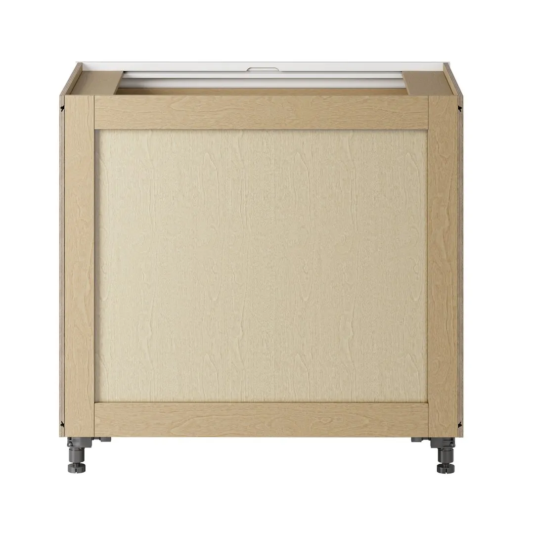Whalen CLICK-IT Enfield 36-in W x 34.5-in H x 24-in D Classic White Birch 1-Drawer Base Ready To Assemble Plywood Cabinet (Raised Panel Shaker Style), photo 5 of 10