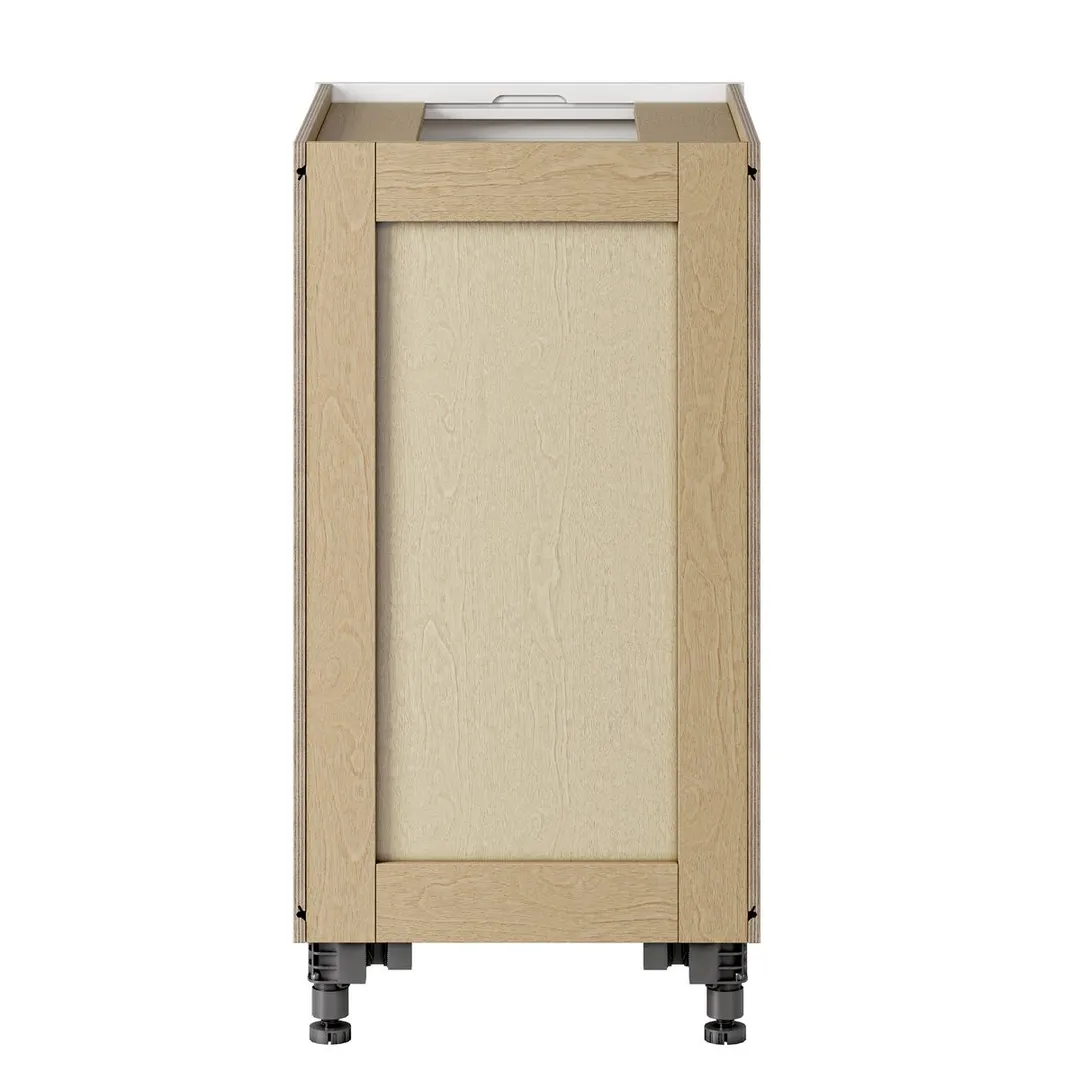 Whalen CLICK-IT Enfield 18-in W x 34.5-in H x 24-in D Classic White Birch 1-Drawer Base Ready To Assemble Plywood Cabinet (Raised Panel Shaker Style), photo 13 of 14