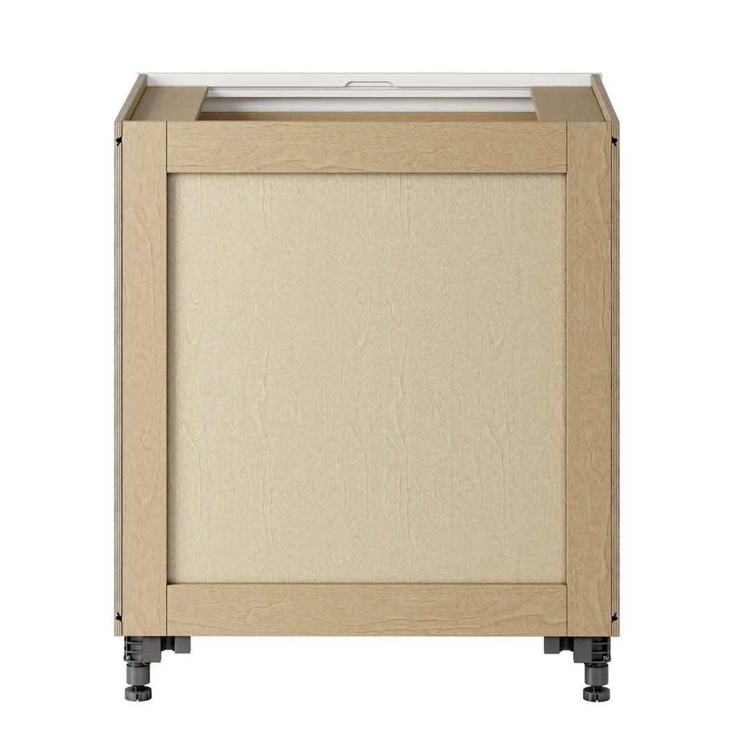 Whalen CLICK-IT Enfield 30-in W x 34.5-in H x 24-in D Classic White Birch 3-Drawer Base Ready To Assemble Plywood Cabinet (Raised Panel Style), photo 5 of 10