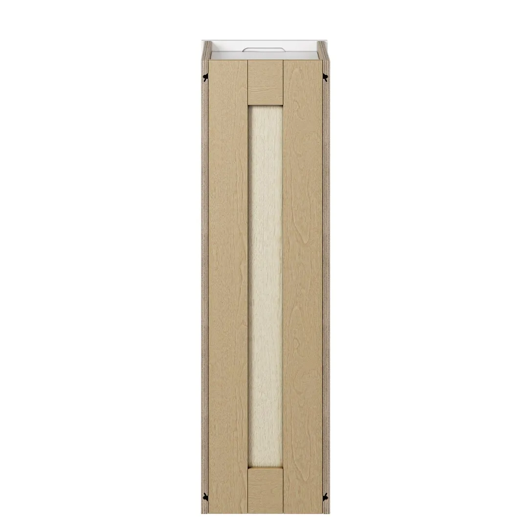 Whalen CLICK-IT Enfield 9-in W x 30-in H x 12-in D Classic White Birch Wall Ready To Assemble Plywood Cabinet (Raised Panel Shaker Door Style), photo 5 of 10