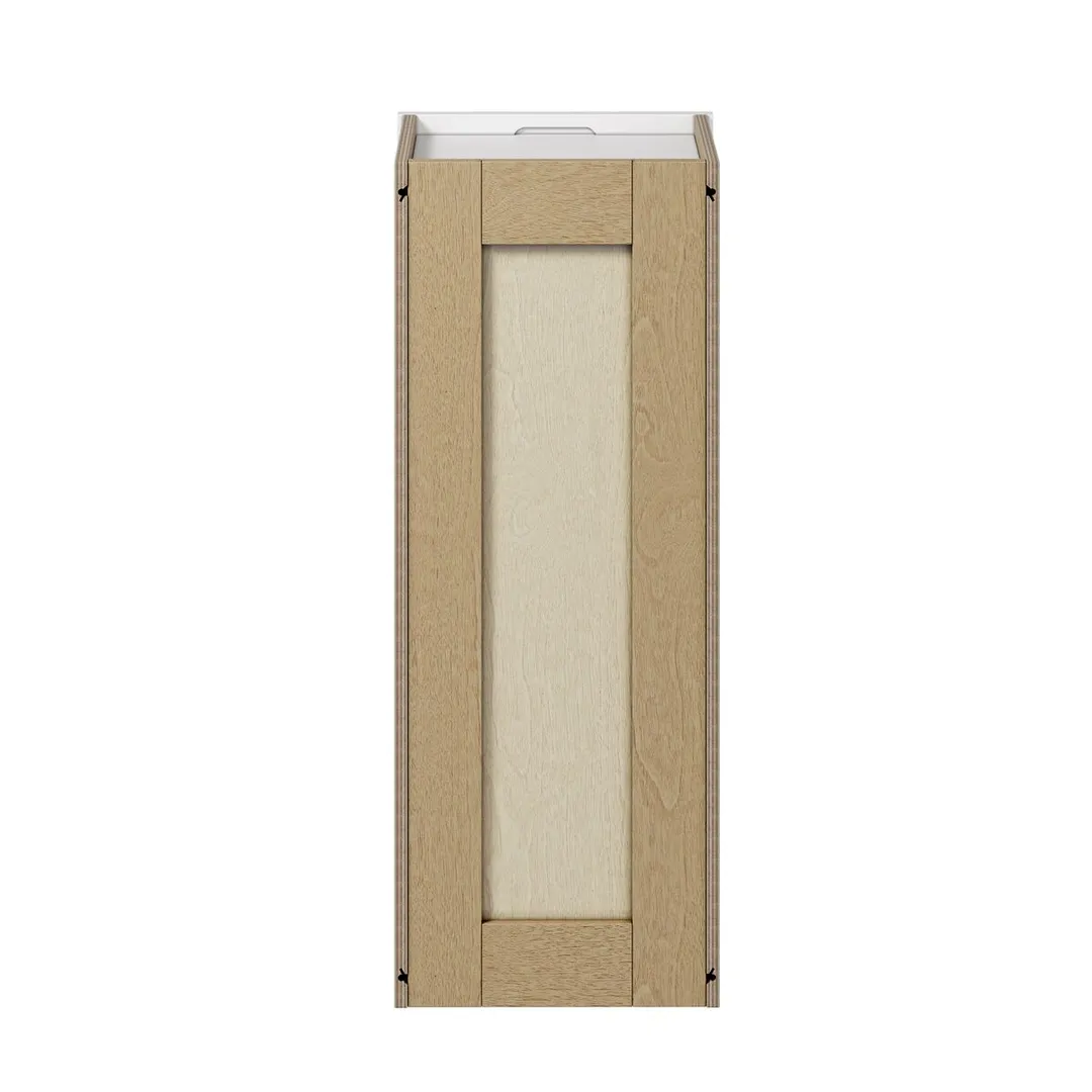 Whalen CLICK-IT Enfield 12-in W x 30-in H x 12-in D Classic White Birch Wall Ready To Assemble Plywood Cabinet (Raised Panel Shaker Door Style), photo 5 of 10